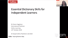 Essential Dictionary Skills for independent learners by Dr Elaine